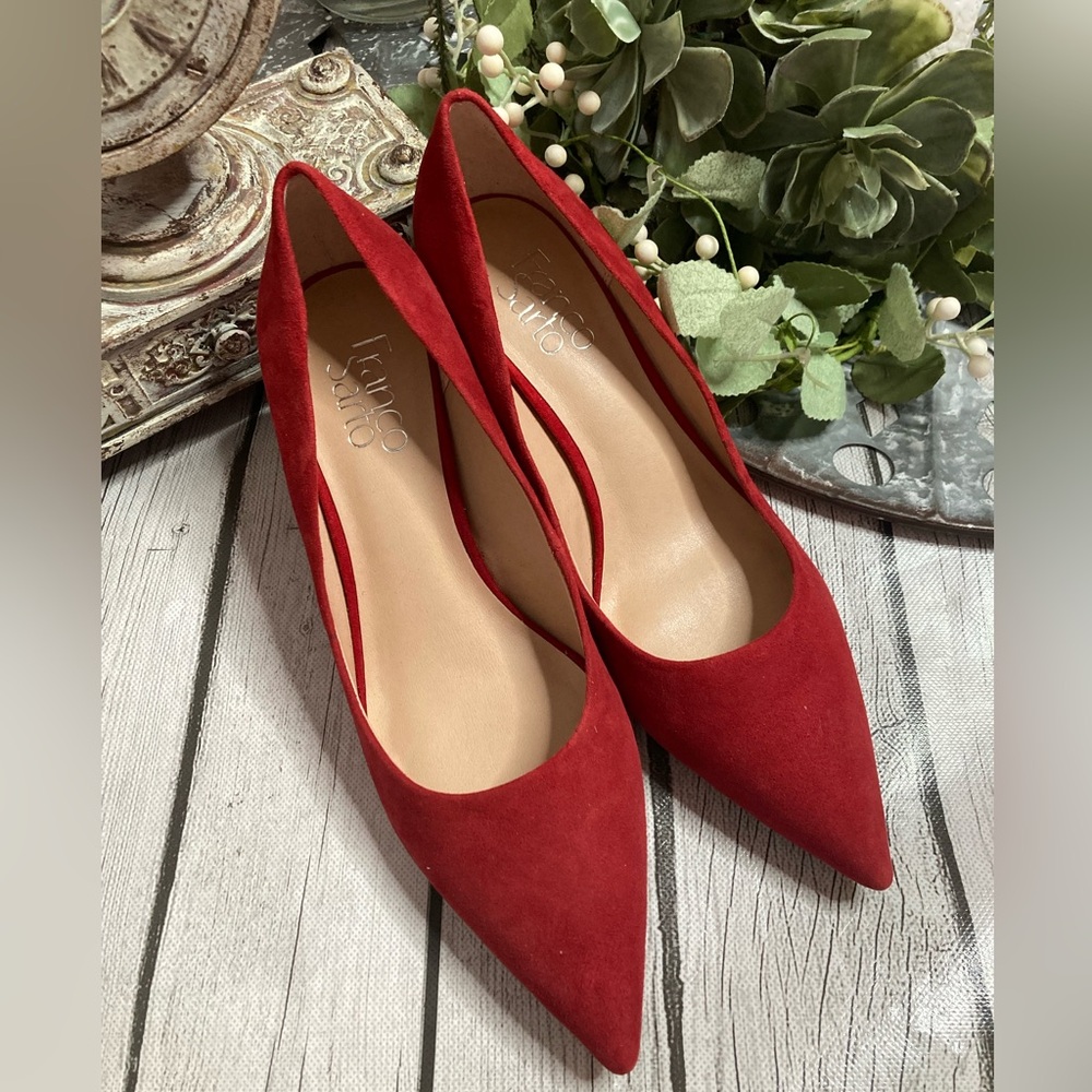 Franco Sarto Red Wedges